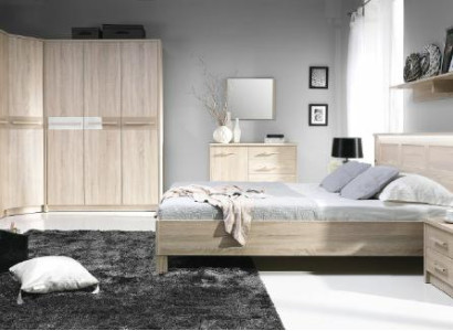 Complete Bed Wardrobe Bedroom Set Wardrobe Bed Chest of drawers - Cremona 3